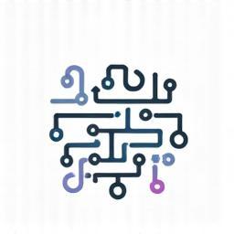 AI development icon representing code and data integration
